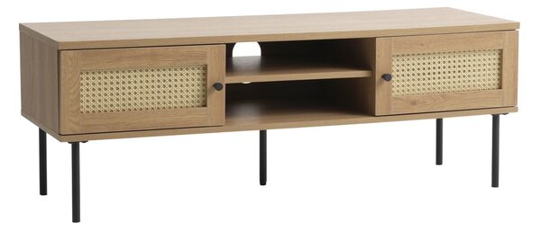 TV stolík v dekore duba v prírodnej farbe 120x43 cm Pensacola – Unique Furniture
