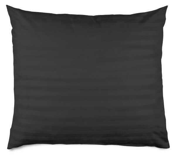 BAMBUSOVÁ OBLIEČKA NA VANKÚŠ STRIPE COAL 50X60 CM ČIERNA