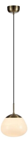 Závesné svietidlo v zlatej farbe Markslöjd Rise, výška 31 cm