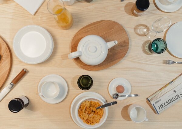 Iittala Stojan na vajce Raami, 2ks, biely