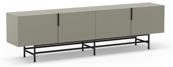 Zelenosivý TV stolík 200x54,5 cm Eldia – Marckeric