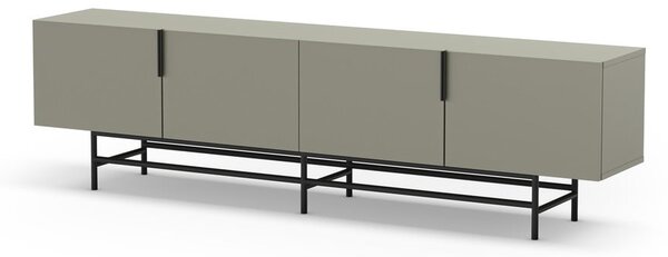 Zelenosivý TV stolík 200x54,5 cm Eldia – Marckeric