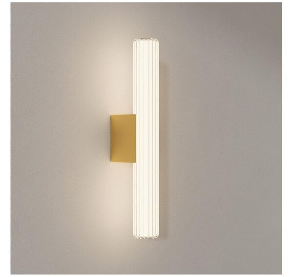 LED kúpeľňové osvetlenie na zrkadlo LINEA LED/8W/230V 3000/4000/6000K IP44 45 cm zlaté