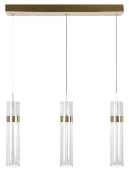 LED luster na lanku AMBIENTE 3xLED/6W/230V 3000/4000/6000K zlatý