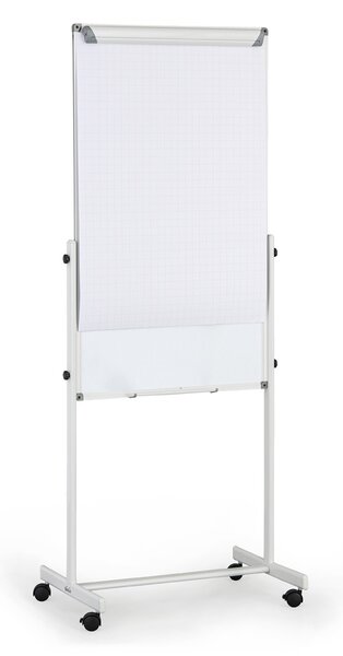 Mobilná tabuľa, flipchart, kombinovaný povrch, 1200 x 700 mm