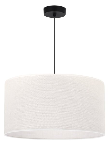 Závesné svietidlo Juta, 1x biele jutové tienidlo, (fi 45cm), b