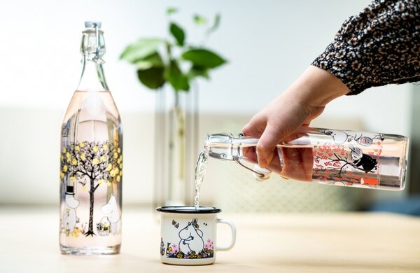 Muurla Sklenená fľaša Moomin Berries 0,5l
