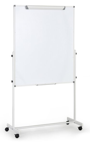 Mobilná tabuľa, flipchart, kombinovaný povrch, 1200 x 1000 mm