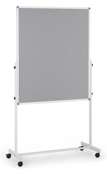 Mobilná tabuľa, flipchart, kombinovaný povrch, 1200 x 1000 mm