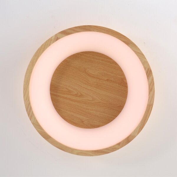 Brilagi-LED Stropné svietidlo FALCON WOOD LED/30W/230V 3000/4000/6000K 45 cm drevo
