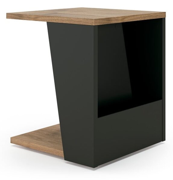 Konferenčný stolík s doskou v dekore orechového dreva 40x40 cm Albi - TemaHome
