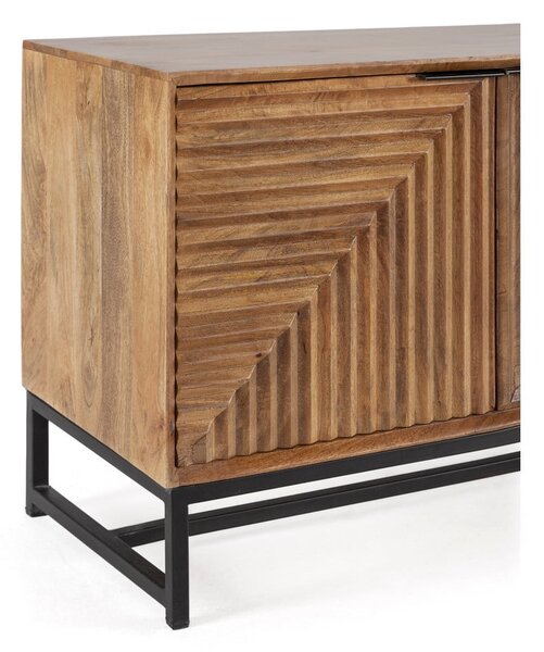 TV stolík z mangového dreva v prírodnej farbe 160x58x40 cm Nereida – MOME