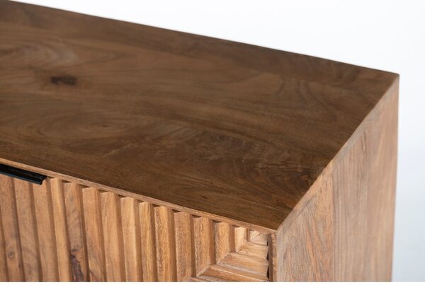 TV stolík z mangového dreva v prírodnej farbe 160x58x40 cm Nereida – MOME