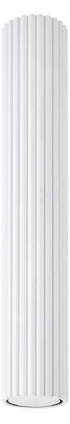 Stropné svietidlo Karbon, 1x biele kovové tienidlo, (40 cm)