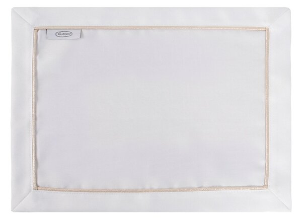 SADA 4 KS PRESTIERANIE NA STÔL MADELE 30X40 CM BIELA