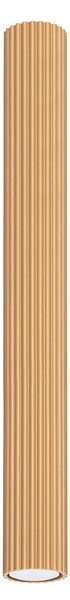Stropné svietidlo Karbon, 1x zlaté kovové tienidlo, (60 cm)