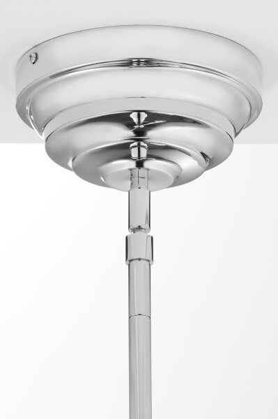 Jupiter 2072 - Luster na tyči PLATINO 3xE27/15W/230V zelená/lesklý chróm