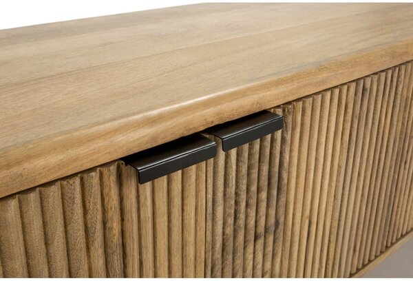 TV stolík z mangového dreva v prírodnej farbe 145x50x40 cm Mundra – MOME