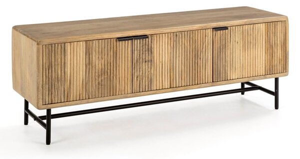 TV stolík z mangového dreva v prírodnej farbe 145x50x40 cm Mundra – MOME