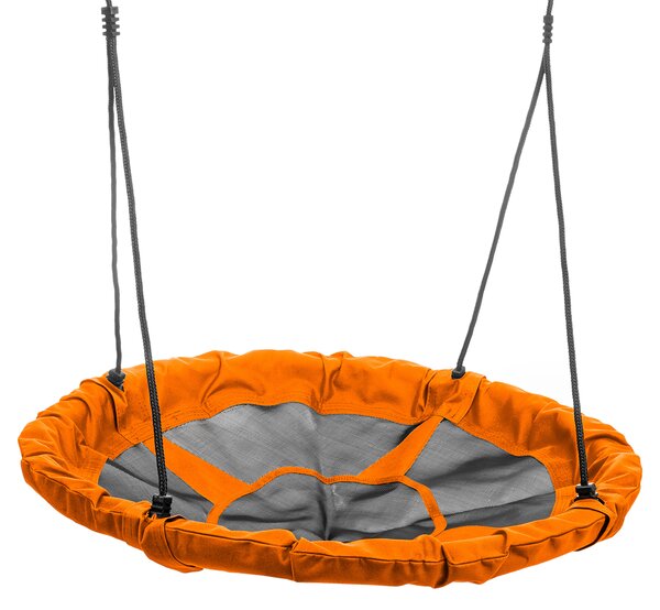 Detská hojdačka Nest 65 cm - čierna / oranžová