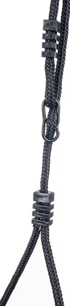 Detská hojdačka Nest 95 cm - čierna / červená