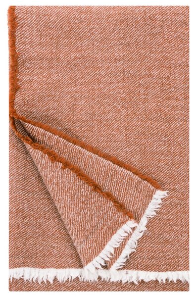 Vlnená deka Sara 140x180, škořicovo hnedá