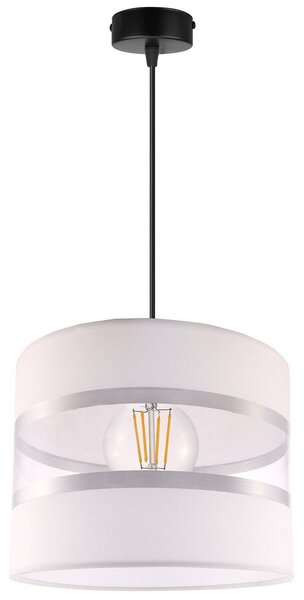 Závesné svietidlo Elegance, 1x textilné tienidlo (výber z 8 farieb), (výber z 3 farieb konštrukcie)