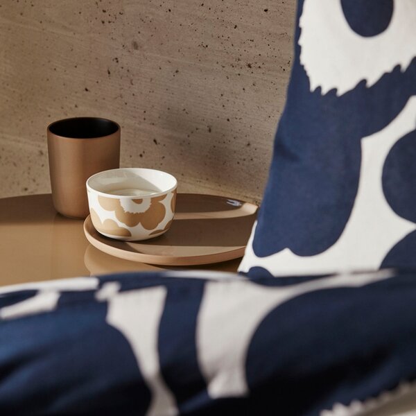 Marimekko Miska Oiva Unikko 0,25l, svetlo béžová