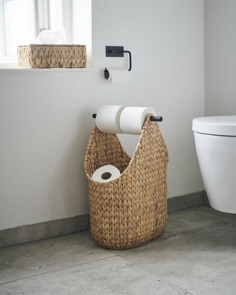 Kôš s držiakom na toaletný papier Natural