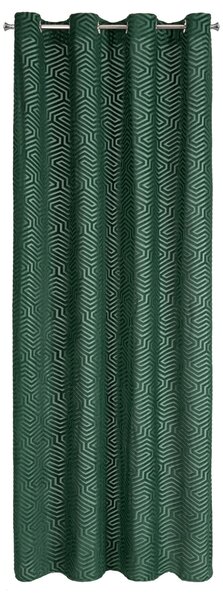 ZÁVES NA KRÚŽKOCH PIERRE CARDIN INGA 140X250 CM TMAVOZELENÁ