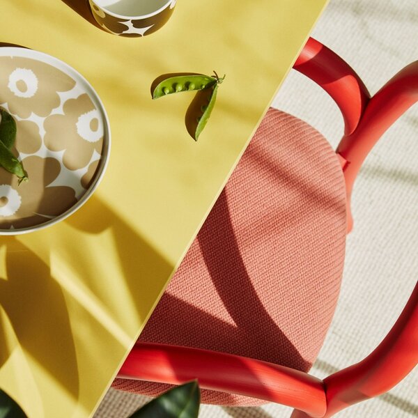 Marimekko Tanier Oiva Unikko 20cm, svetlo béžový
