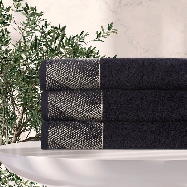 BAVLNENÝ UTERÁK LIMITED COLLECTION VICTORIA12 50X90 CM ČIERNA