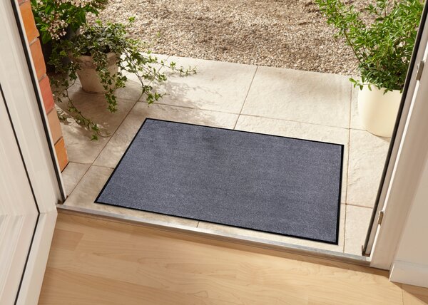 MK Original: Produkty s rodokmenem, Protišmyková rohožka Mojkoberec Original 104484 Grey – na von aj na doma, 40x60, šedá, chodba / predsieň