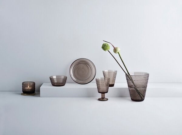 Iittala Váza Kastehelmi 154mm, ľanová