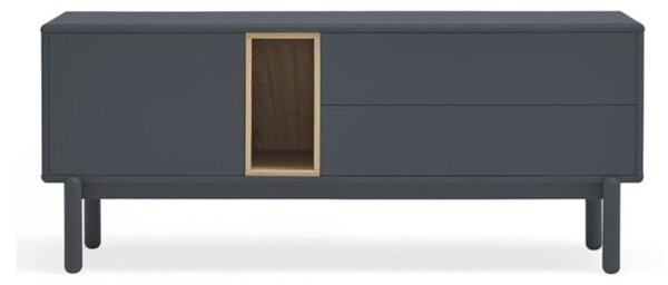 Tmavosivý TV stolík 140x56 cm Corvo - Teulat