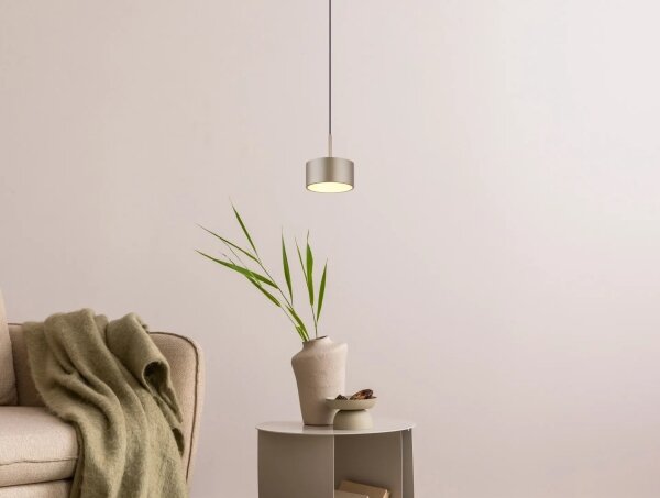 Globo 56964H - LED luster RAYMOND na lankách, LED/12W/230V, 3000K, priemer 15 cm, mosadz