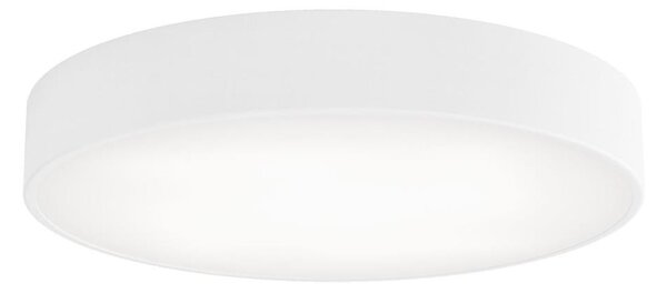 Kúpeľňové stropné svietidlo so senzorom CLEO 4xE27/24W/230V pr. 50 cm IP54 biele