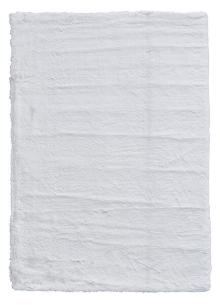 Biely koberec Think Rugs Teddy, 60 x 120 cm