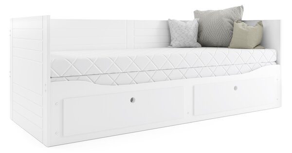 Interbeds Hermes Skladacia detská posteľ 80x200 biela (po rozložení 160x200cm)