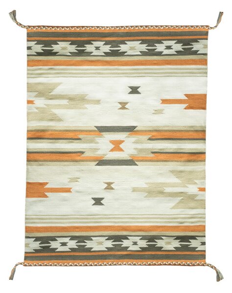 Obojstranný vonkajší koberec z recyklovaného plastu Green Decore Aztec, 90 x 150 cm