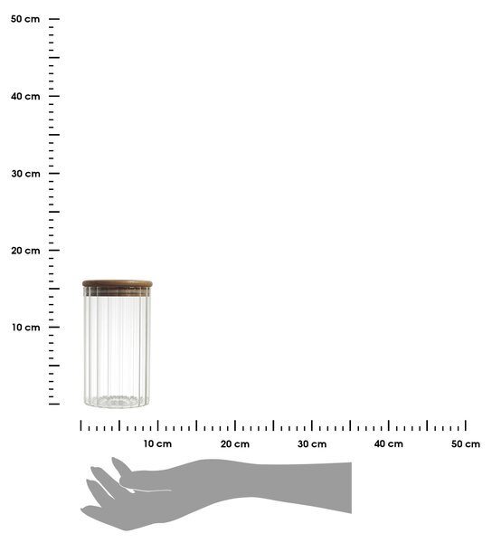 Sklenená nádoba na potraviny Arno 700 ml