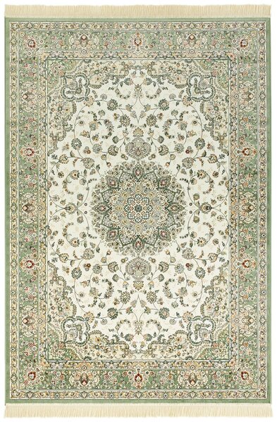 Nouristan - Hanse Home koberce Kusový koberec Naveh 104379 Ivory / Green - 140x95 cm