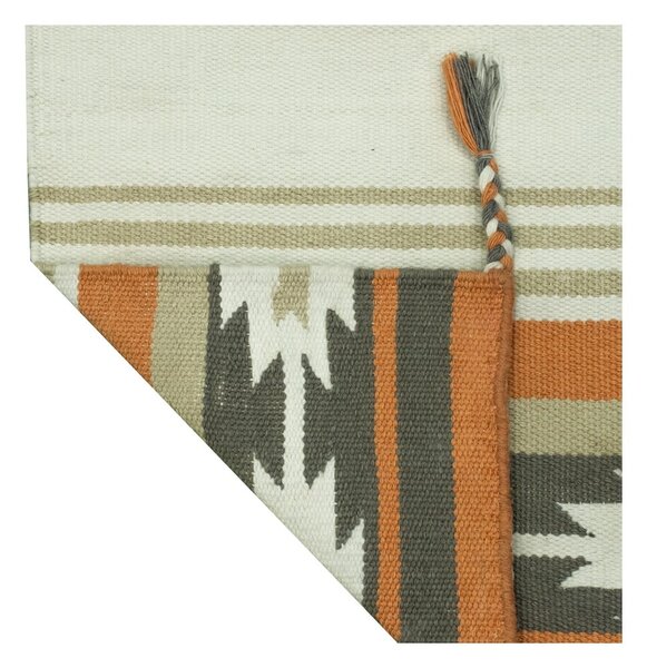 Obojstranný vonkajší koberec z recyklovaného plastu Green Decore Aztec, 90 x 150 cm
