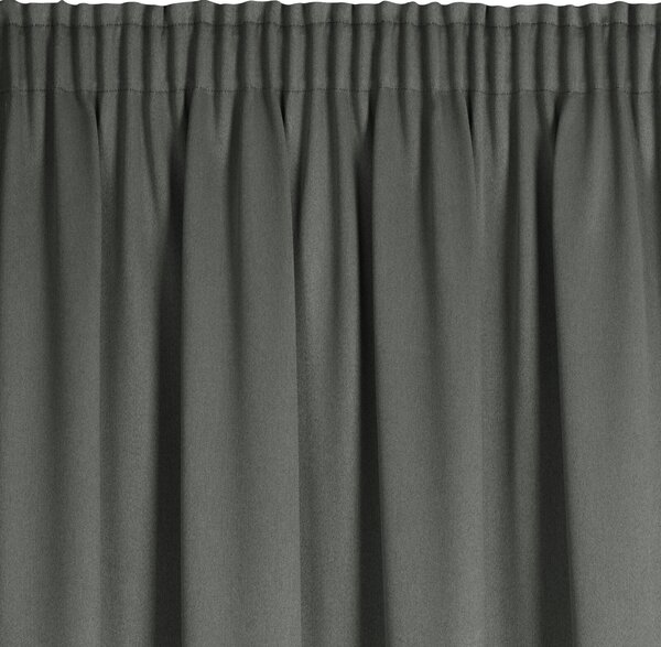 ZATEMŇOVACÍ ZÁVES NA PÁSKE CARLO 130X300 CM TMAVOSIVÁ