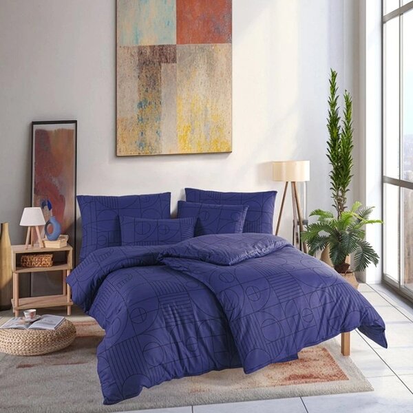 Bavlnené posteľné obliečky Geo Future Dusk - 100% bavlna Renforcé - 70 x 90 cm + 140 x 200 cm