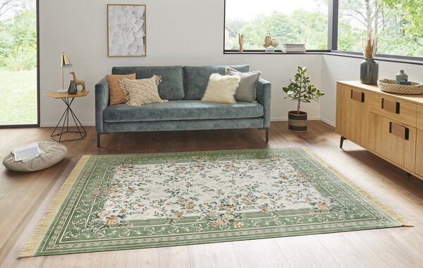 Nouristan Kusový koberec Naveh 104369 Green - 140x95 cm