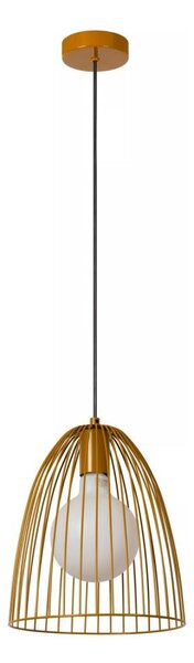 Lucide 74417/01/44 - Luster na lanku MACARONS 1xE27/40W/230V pr. 24,5 cm žltá