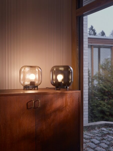 Iittala 1027913 Stolná lampa Virva 25x25,5cm, šedá