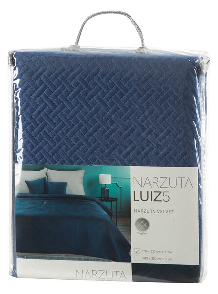 PREHOZ NA POSTEĽ LUIZ 170X210 CM TMAVOMODRÝ