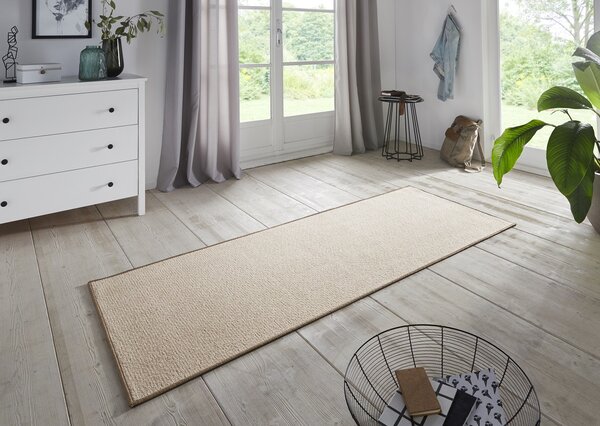 BT Carpet , Kusový koberec Bouclé 104434 Beige, 80x150, béžová, chodba / predsieň